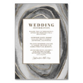 Numéro De Table Mariage d'agrégation Geode Gemstone Insérez les ca (Par défaut)