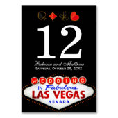 Numéro de table mariage dans Fabulous Las Vegas (Dos)