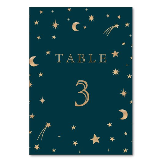 Numéro De Table Mariage d'astronomie de la Lune (Par défaut)