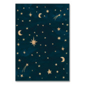 Numéro De Table Mariage d'astronomie de la Lune (Dos)