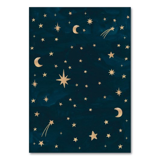 Numéro De Table Mariage d'astronomie de la Lune (Dos)