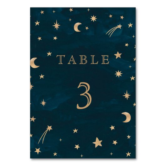 Numéro De Table Mariage d'astronomie de la Lune (Par défaut)