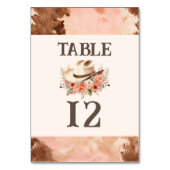 Numéro De Table Mariage de baleine noire Mariage de l'Ouest Numéro (Par défaut)