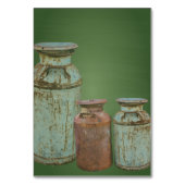 Numéro De Table Mariage de campagne à la ferme rustique à petit bu (Dos)