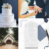 Numéro De Table Mariage de crête botanique romantique