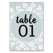 Numéro De Table Mariage de dentelle russe (Par défaut)