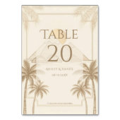 Numéro De Table Mariage de Destination Pyramides de Gizeh Egypte (Par défaut)