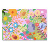 Numéro De Table Mariage de fleurs (Dos)