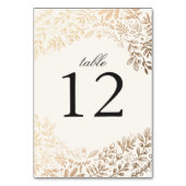 Numéro De Table Mariage de fleurs de récolte (Par défaut)