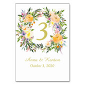 Numéro De Table Mariage de germe d'automne (Par défaut)