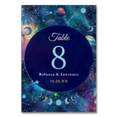 Numéro De Table mariage de lune de minuit céleste (Par défaut)