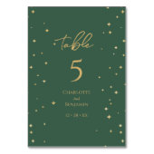 Numéro De Table Mariage de Noël classique simple (Par défaut)