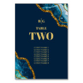 Numéro De Table Mariage de Parties scintillant de la géométrie de  (Dos)