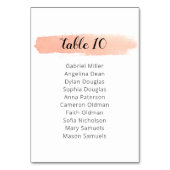 Numéro De Table Mariage de pêche de qualité minimale Plan de siège (Par défaut)