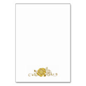 Numéro De Table Mariage de Rose d'or (Dos)