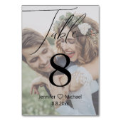 Numéro De Table mariage de script élégant photo déchargée (Par défaut)