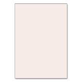 Numéro De Table Mariage de script moderne en terre cuite (Dos)