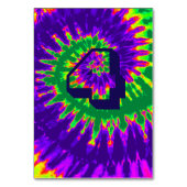 Numéro De Table Mariage de teinture pourpre et verte à tourbe spir (Par défaut)