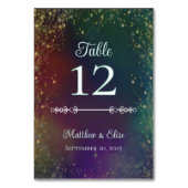 Numéro De Table Mariage des feux de fée de forêt enchantés (Par défaut)