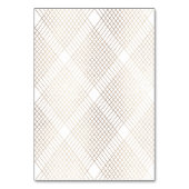 Numéro De Table Mariage Diamond Géométrique White Gold Gatsby (Dos)