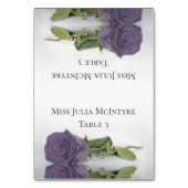 Numéro De Table Mariage Dusty violet Rose do-it-yourself Plier (Par défaut)