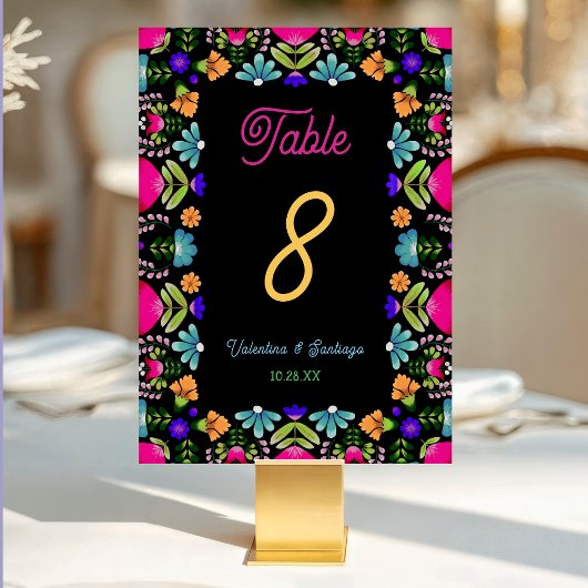 Numéro De Table Mariage élégant sur le thème de la fête