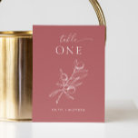 Numéro De Table Mariage en brique rouge en olive | Botanique d'aut<br><div class="desc">Apportez une élégance audacieuse à votre réception de mariage avec cette carte de numéro de table en brique rouge, accentuée par une illustration de branche d'olivier dessinée à la main et une typographie raffinée en caractères script et serif. L'arrière - plan rouge profond ajoute chaleur et richesse, ce qui en...</div>