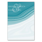 Numéro De Table Mariage en marbre de luxe (Dos)