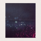 Numéro de table mariage Escort Mason Jar Purple Li (Inside Unfolded)