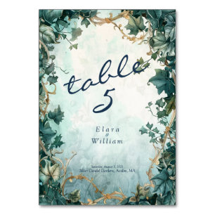 Numéro De Table Mariage Eternal Grace Elven