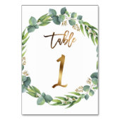 Numéro de table mariage Eucalyptus (Par défaut)