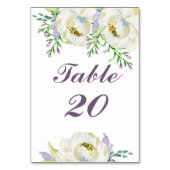 Numéro De Table Mariage Fleurs fraîches (Par défaut)