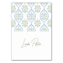 Mariage floral bleu et vert sur mesure