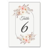 Numéro De Table Mariage Floral de Jardin d'Été (Par défaut)