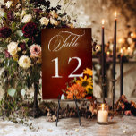 Numéro De Table Mariage floral foncé élégant été coucher de soleil<br><div class="desc">Célébrez le début de votre éternité avec les modèles de numéro de carte de table aussi époustouflant que le coucher de soleil lui-même! Présentant notre superbe design mariage inspiré du coucher de soleil, orné d'un vaporisateur vibrant de fleurs réalistes dans les teintes orange, jaune, rouge et rose, reflétant parfaitement les...</div>