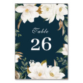 Numéro De Table Mariage floral Magnolia (Dos)