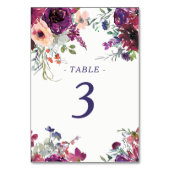 Numéro De Table Mariage Floral moderne (Par défaut)