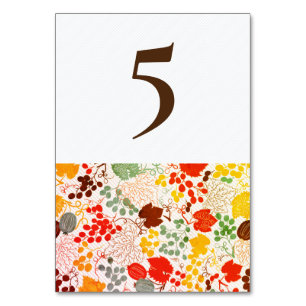 Numéro De Table Mariage Français Kissed Sweet Berry Raisins
