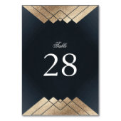 Numéro De Table Mariage Gatsby bleu marine (Par défaut)