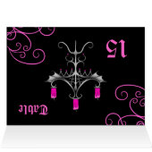 Numéro de table mariage gothique chandelabra fanta (Intérieur Horizontal (haut))