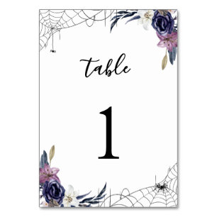 Numéro De Table Mariage Halloween