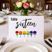 Numéro De Table Mariage horizontal 🌈 Épanouissons-nous ensemble