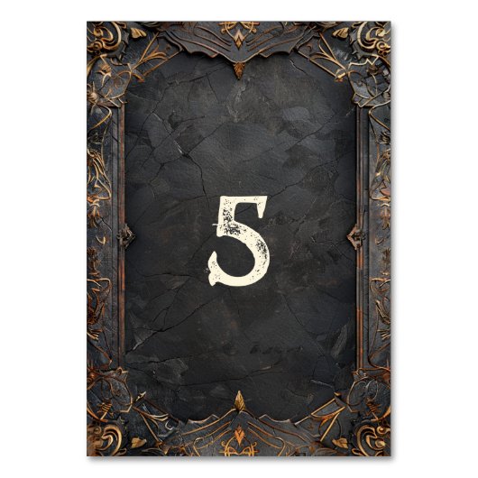 Numéro De Table Mariage Imaginaire Dwarven Splendor (Dos)