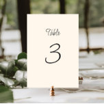 Numéro De Table Mariage manuscrit original<br><div class="desc">Numéro de table mariage original et fantaisiste avec une belle police manuscrite dans un style amusant et ludique et texte entièrement personnalisable. Les numéros de table sont dans un jeu de couleurs neutres de gris foncé sur ecru.</div>