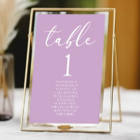 Mariage minimaliste élégant classique de base lila