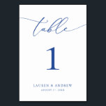 Numéro De Table Mariage minimaliste Marseille Bleu | Événement per<br><div class="desc">(**VEUILLEZ NOTER : Pour commander, il vous suffit d'ajuster votre numéro de table (et votre nom/date) et d'ajouter chaque numéro à votre panier séparément. Vérifiez ensuite une fois que vous avez terminé.) Belle, élégante, moderne et minimaliste, carte numéro de table. Entièrement personnalisable avec vos noms (ou Nom de l'événement) et...</div>