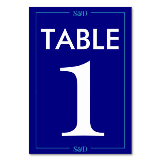 Numéro De Table Mariage minimaliste moderne éditable