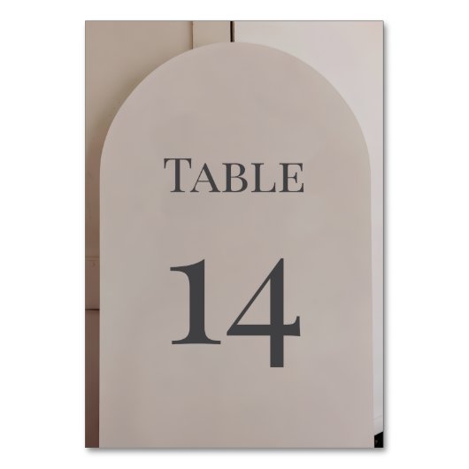 Numéro De Table Mariage Moderne Luxe sous une Arche (Par défaut)