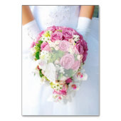 Numéro De Table Mariage modifiable de dentelle nuptiale Numéro de  (Dos)