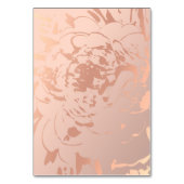 Numéro De Table Mariage monochrome moderne minimaliste (Dos)